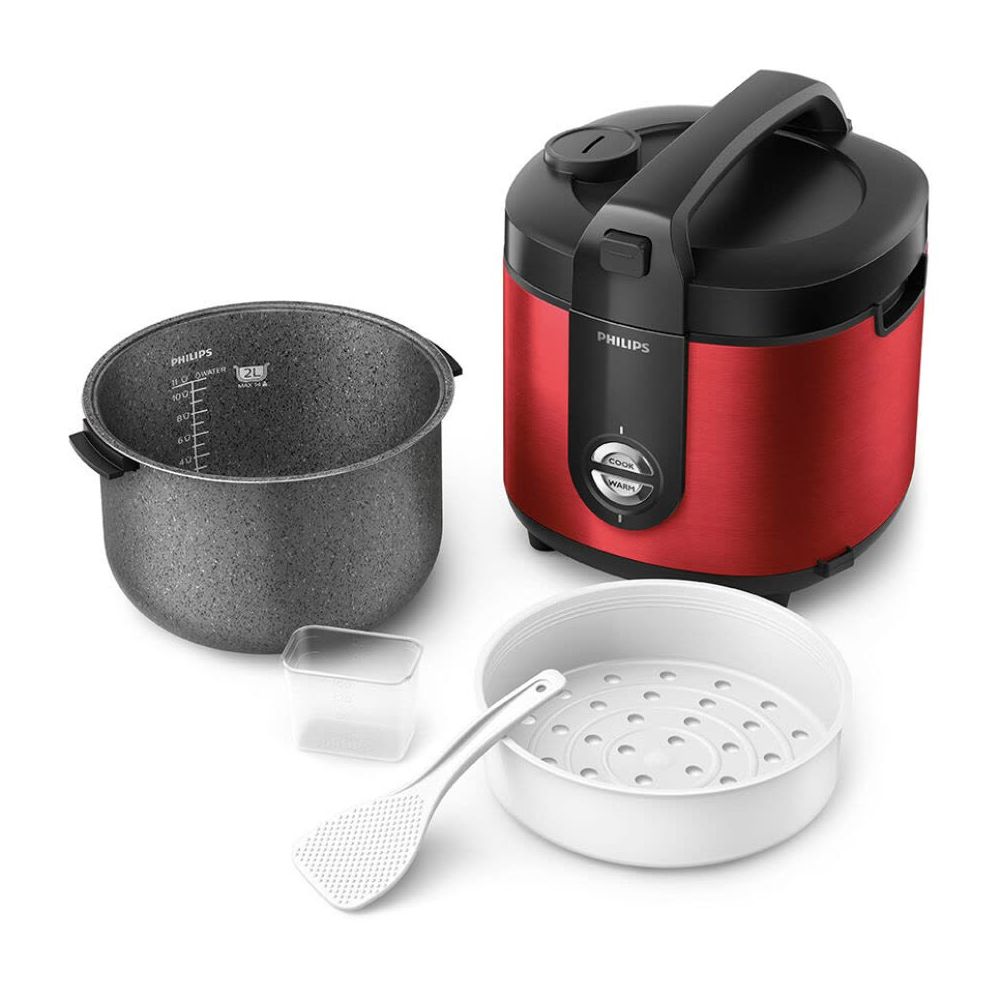 Philips Rice Cooker 2L - Premium Plus Red HD3138/32 - 2