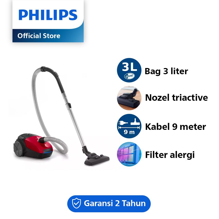 Philips Vacuum Cleaner - Sporty Red FC8243/09 - 1