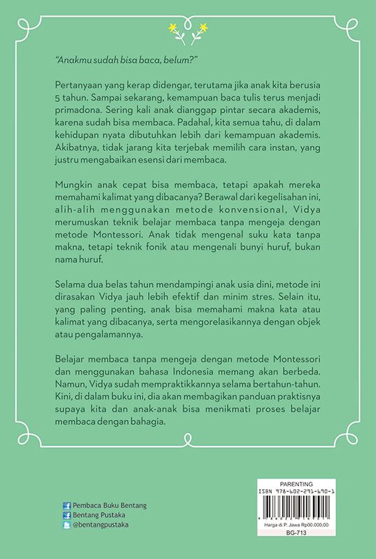 Buku Montessori: Keajaiban Membaca Tanpa Mengeja - 3