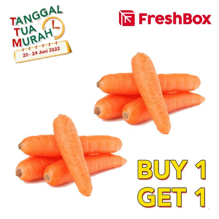 Buy 1 Get 1 - Wortel Baby Brastagi 500 gr FreshBox - 1