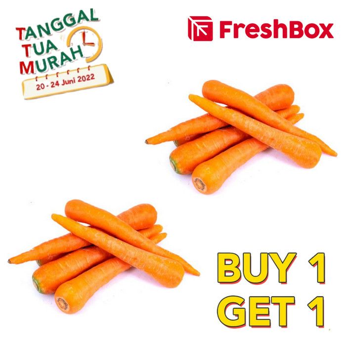 Buy 1 Get 1 - Wortel 1 kg FreshBox - 1