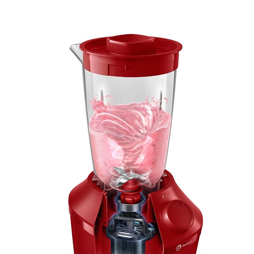 Philips Blender 3000 Series - HR2042/33 Kapasitas 1L (Merah) - 3