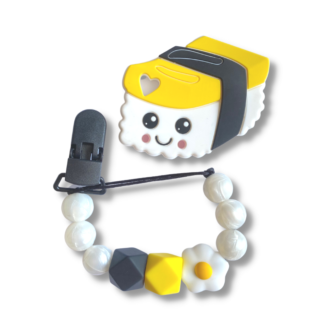 Bright Chewelry Teether Set - Egg Sushi - 3