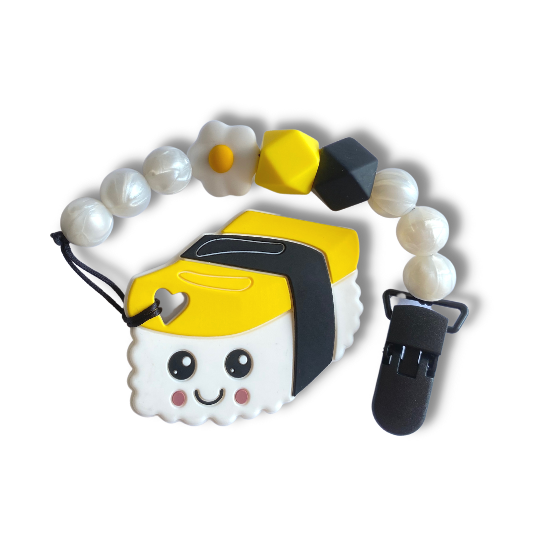 Bright Chewelry Teether Set - Egg Sushi - 1
