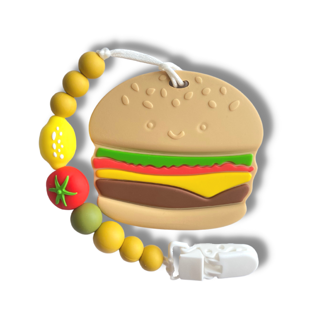 Bright Chewelry Teether Set - Hamburger - 1