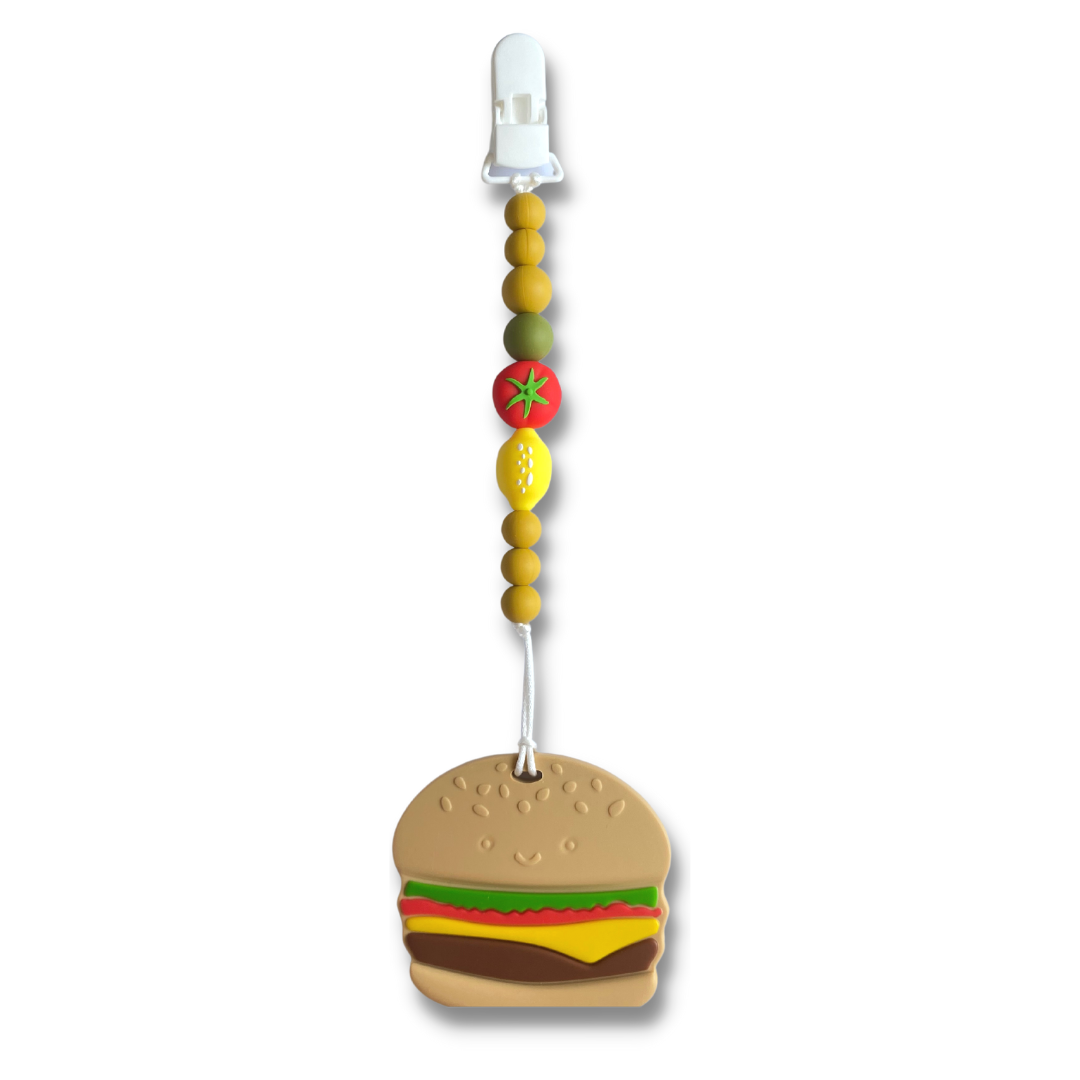 Bright Chewelry Teether Set - Hamburger - 2