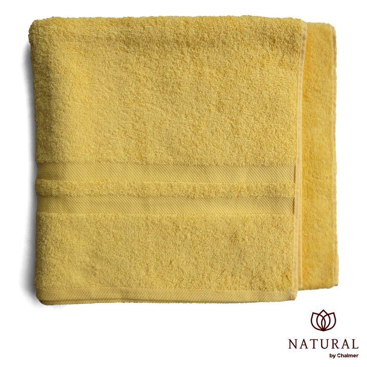 Handuk Mandi Natural by Chalmer 70x140 cm Handuk Tebal Premium - Yellow - 2