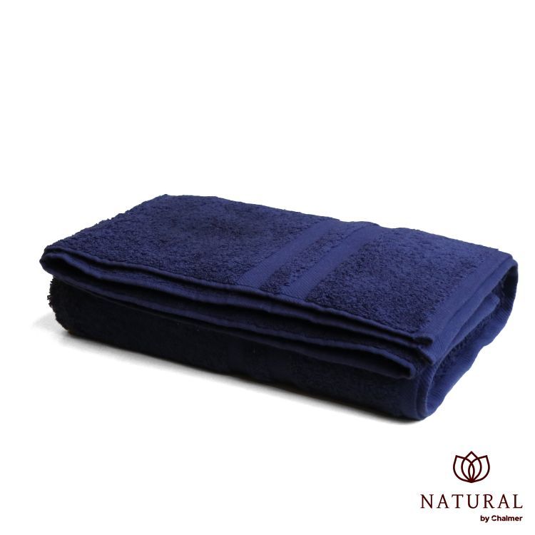 Handuk Mandi Natural by Chalmer 70x140 cm Handuk Tebal Premium - Navy Blue - 1