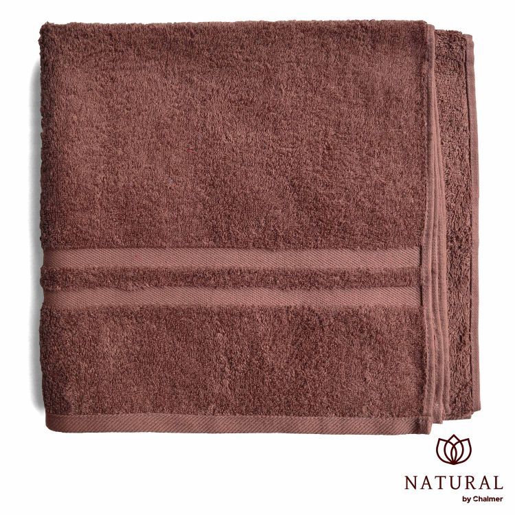 Handuk Mandi Natural by Chalmer 70x140 cm Handuk Tebal Premium - Dark Brown - 2