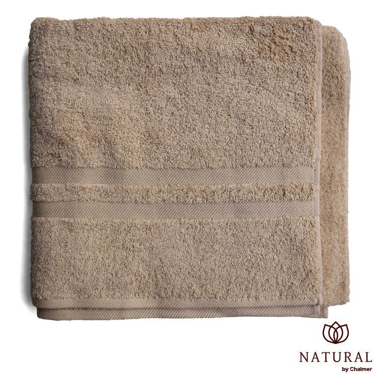 Handuk Mandi Natural by Chalmer 70x140 cm Handuk Tebal Premium - Light Brown - 2