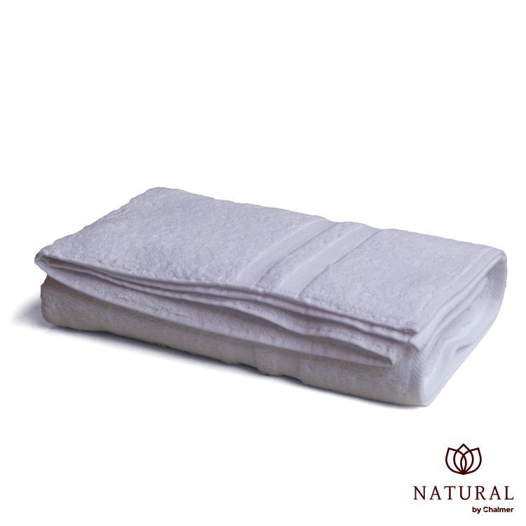 Handuk Mandi Natural by Chalmer 70x140 cm Handuk Tebal Premium - White - 1