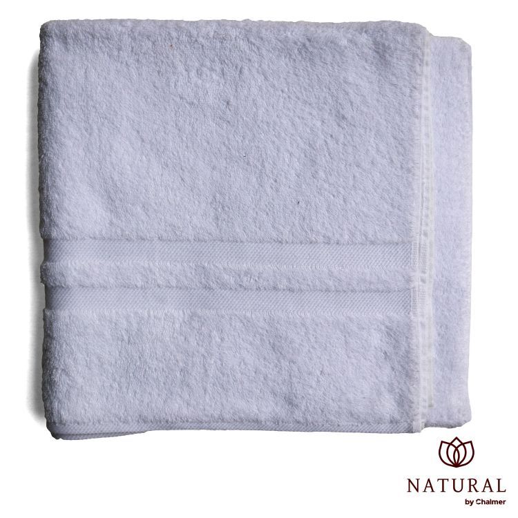 Handuk Mandi Natural by Chalmer 70x140 cm Handuk Tebal Premium - White - 2