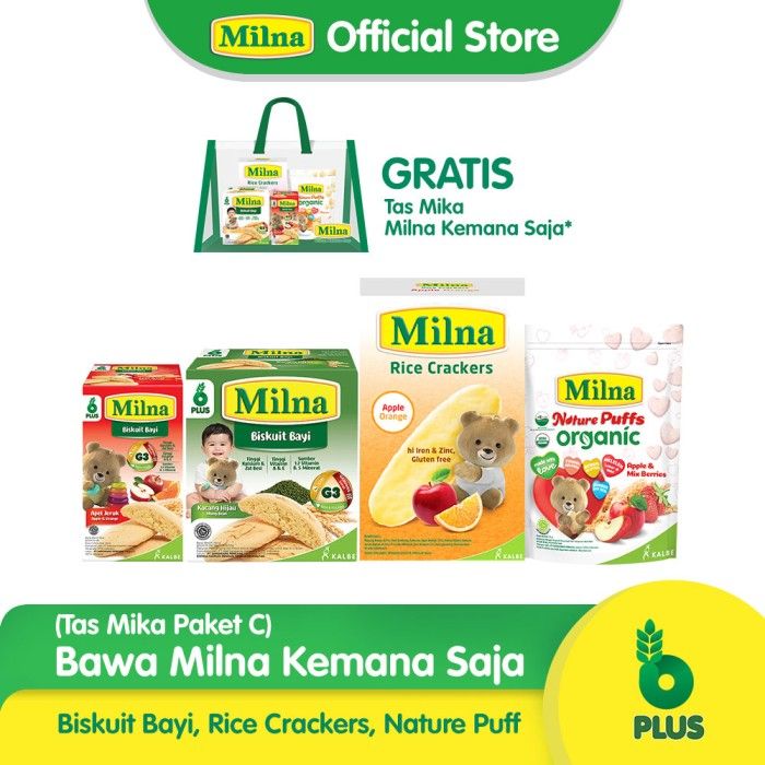 Milna Kemana Saja Free Tas Mika Paket C - 1