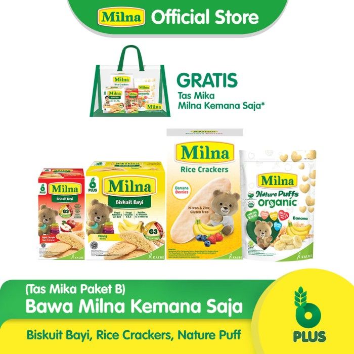 Milna Kemana Saja Free Tas Mika Paket B - 1