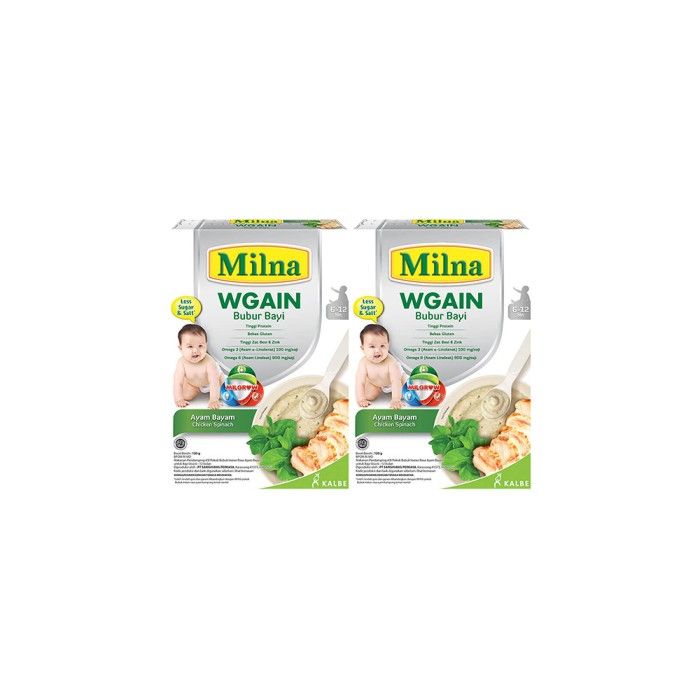 Milna WGAIN 6+ Ayam Bayam 120G (2 Pack) - 2