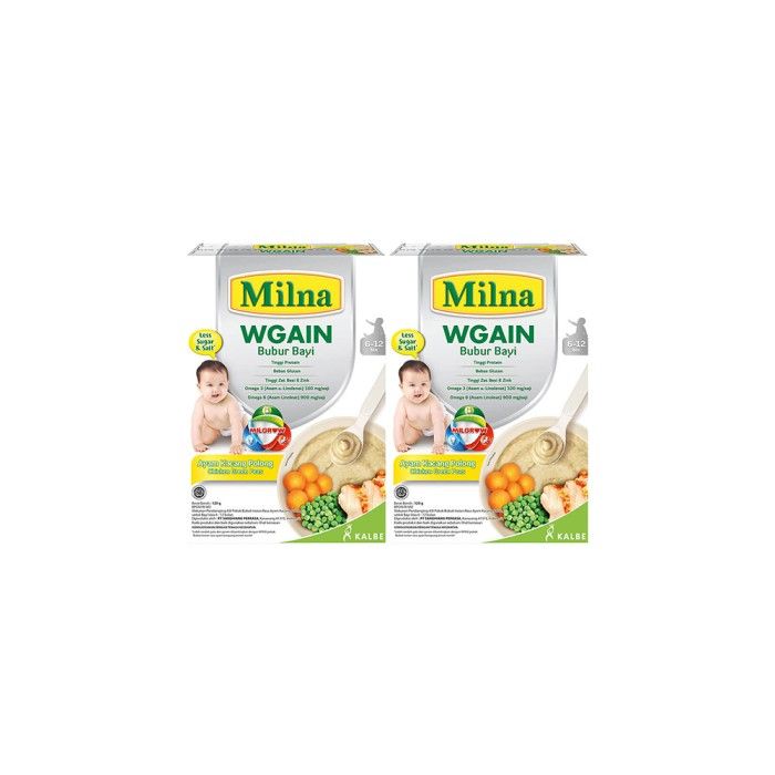 Milna WGAIN 6+ Ayam Kacang Polong 120G (2 Pack) - 2