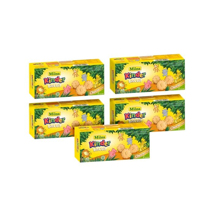 Milna Biskuit Keju 110G (5 Pack) - 2
