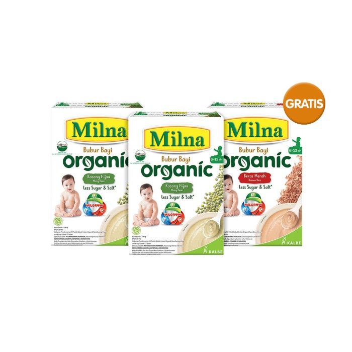 Milna Bubur Organik 6+ Veggie (2 Pack) - 2
