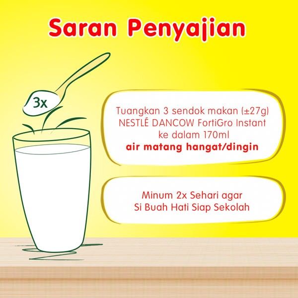 DANCOW FortiGro Instant 1kg GRATIS 2 Biskuit (Marie Susu & Chocolate) - 5