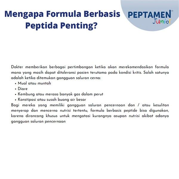 Peptamen Junior Susu Bubuk Kaleng400gr - 3