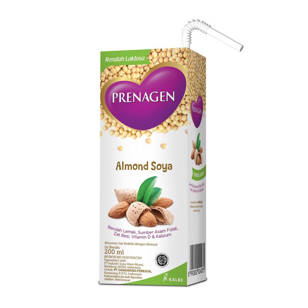 PRENAGEN mommy UHT Berry Love 3 pack + Almonsoy 3 pack - 3
