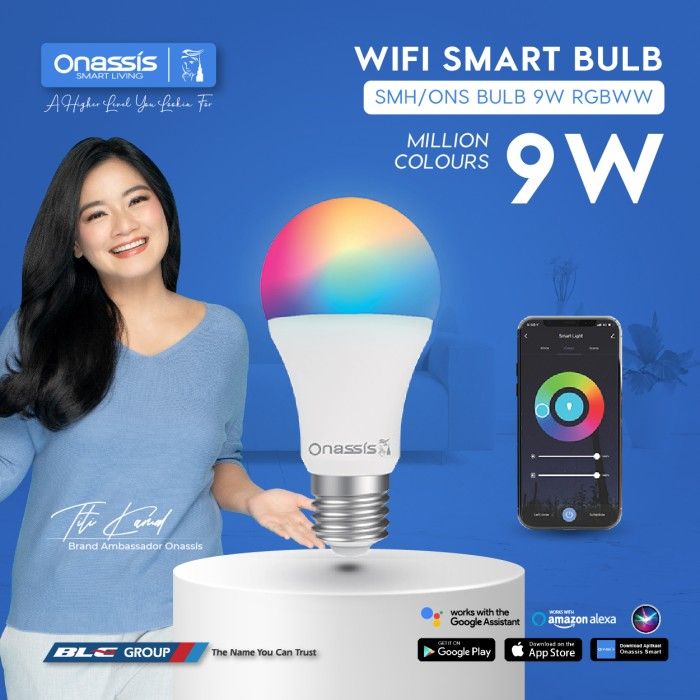 ONASSIS SMART BULB ONASSIS 9W RGBWW VOICE COMMAND - 3