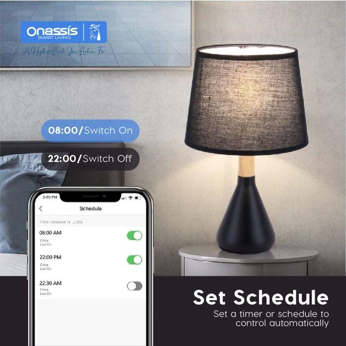 ONASSIS SMART BULB ONASSIS 9W RGBWW VOICE COMMAND - 6