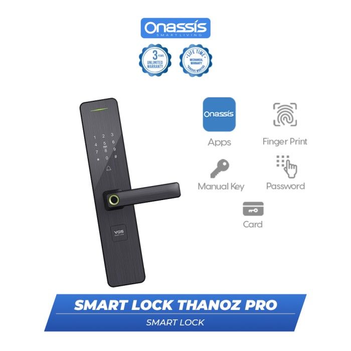 ONASSIS SMART LOCK THANOZ PRO WIFI - 1