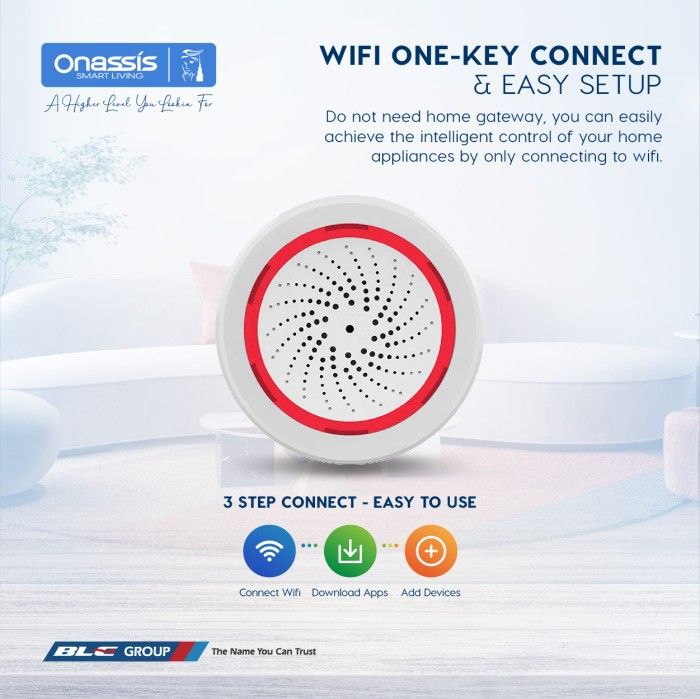ONASSIS SMART SIRENE N1 WIFI ALARM - 6