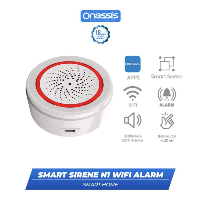 ONASSIS SMART SIRENE N1 WIFI ALARM - 1