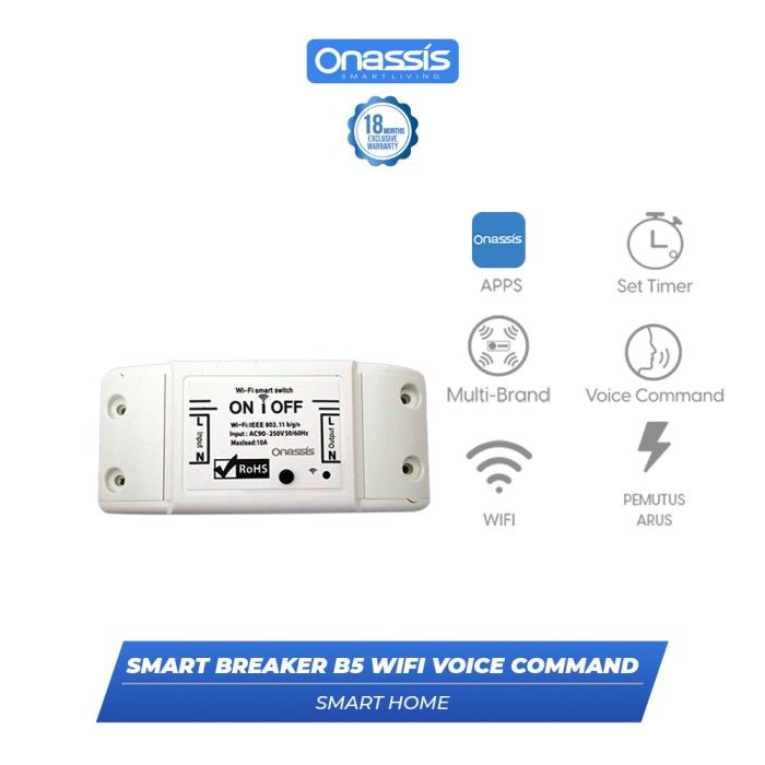 ONASSIS SMART BREAKER B5 WIFI VOICE COMMAND - 1