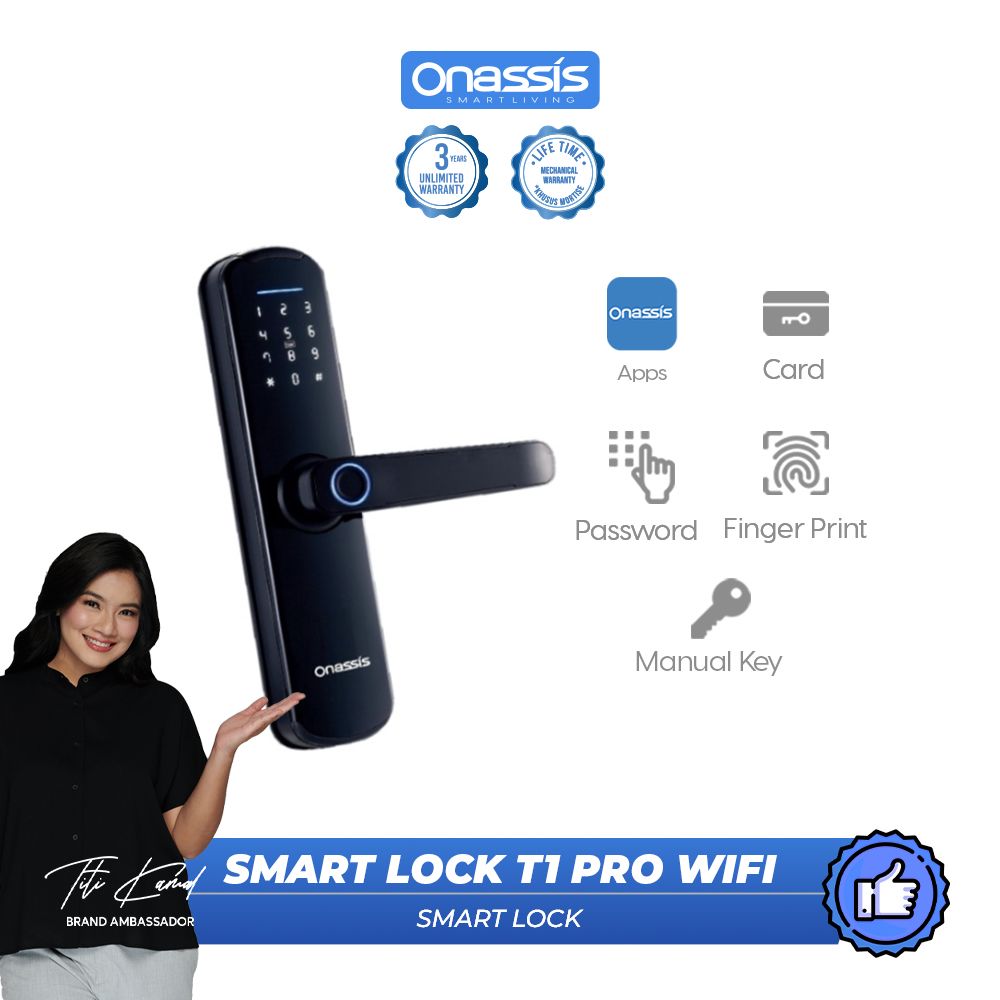 ONASSIS SMART LOCK T1 PRO WIFI - 1
