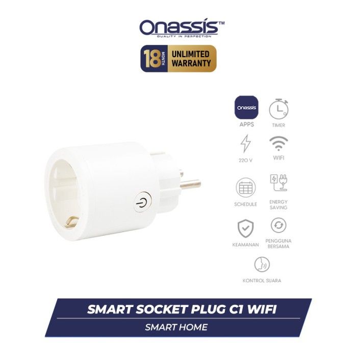 ONASSIS SMART SOCKET PLUG C1 WIFI - 2