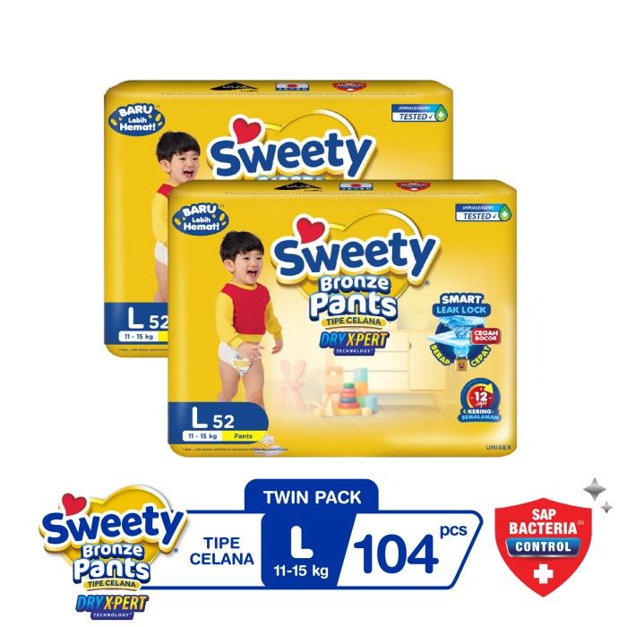 Sweety Bronze Day Active Pants L 52s Twinpack - 1