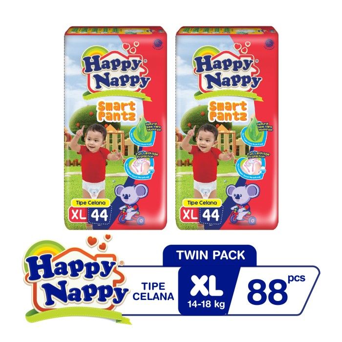 Happy Nappy Smart Pants XL 44s Twinpack - 1