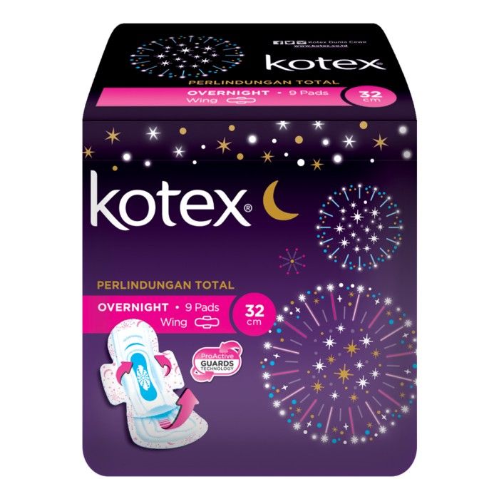 Kotex Overnight PAG 32 cm 9s 2 Pack - 3