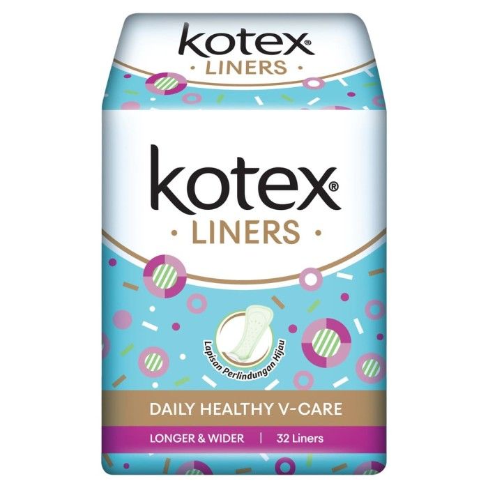 Kotex Liners Longer & Wider Anti Bacteria 32s 2 Pack - 3