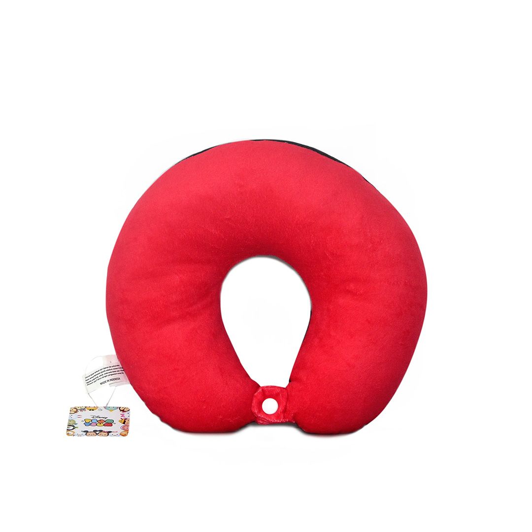 DISNEY Tsum Tsum Neck Cushion Pillow Bantal Leher Original Karakter Mickey Minnie Mouse - 3