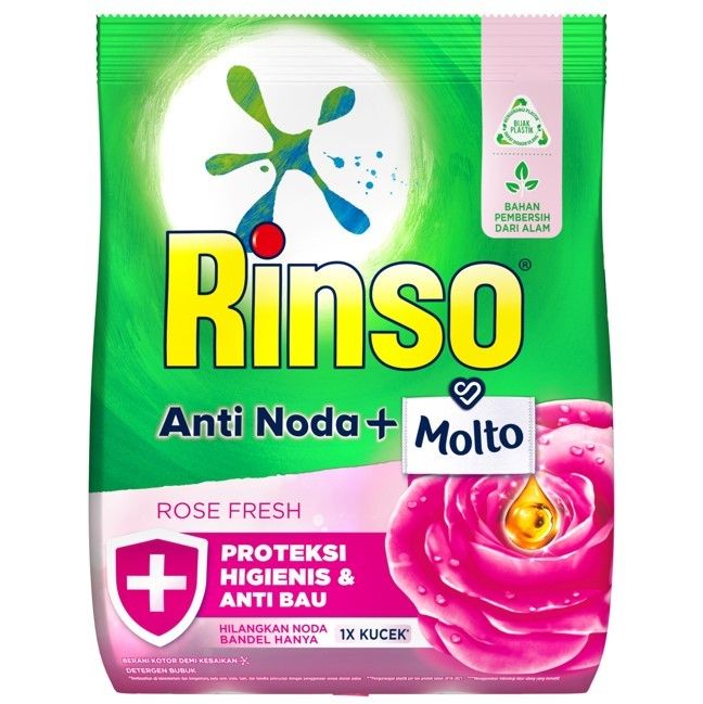 Rinso Molto Deterjen Bubuk Rose Fresh 770G isi 2 - 2