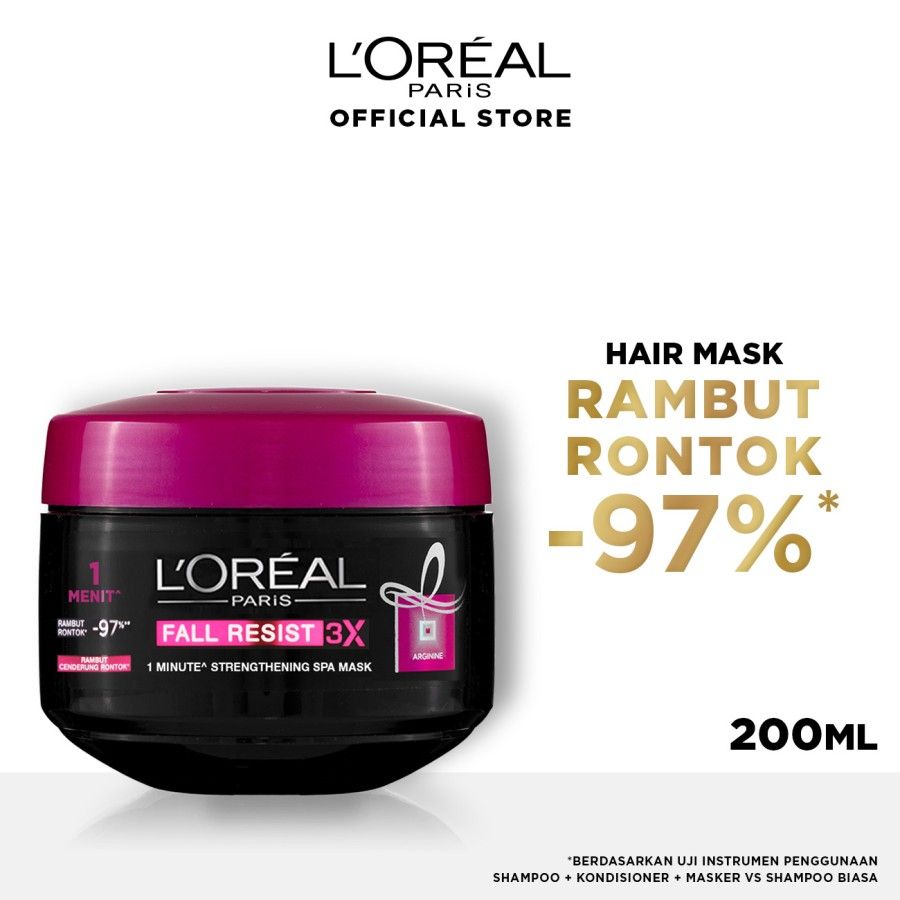 L'Oreal Paris Fall Resist Hair Mask - Masker Rambut - 1