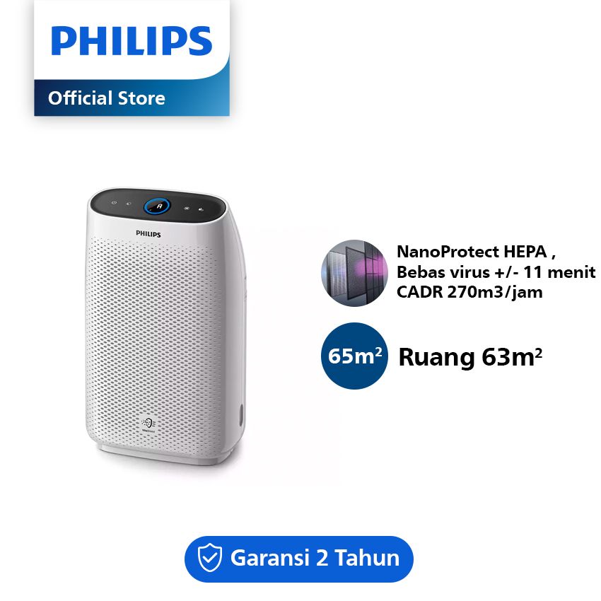 Philips Air Purifier 1000 Series Nano Protect HEPA S3 Fil AC1215/20 - 1