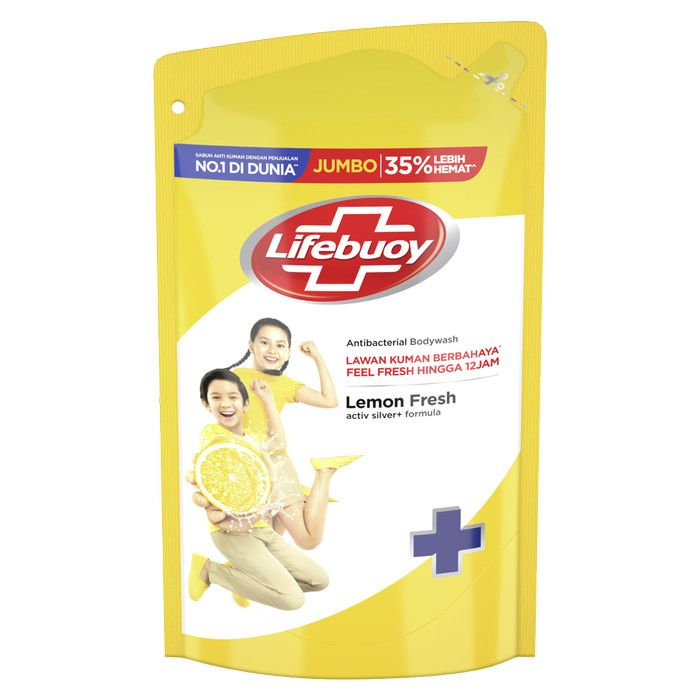 Lifebuoy Sabun Cair Lemon Fresh Refill 850Ml Twin Pack - 2
