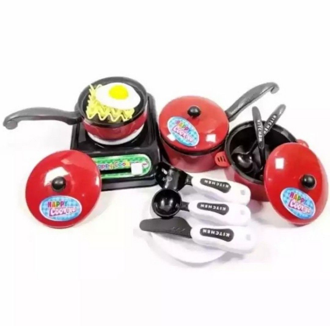 Mainan Anak Masak Masakan Mie Telor Ceplok Lm 9 Kompor Lm9-Mainan Anak - 4