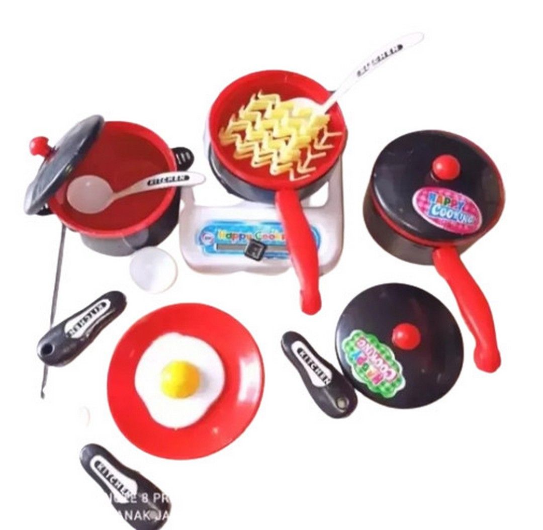 Mainan Anak Masak Masakan Mie Telor Ceplok Lm 9 Kompor Lm9-Mainan Anak - 1