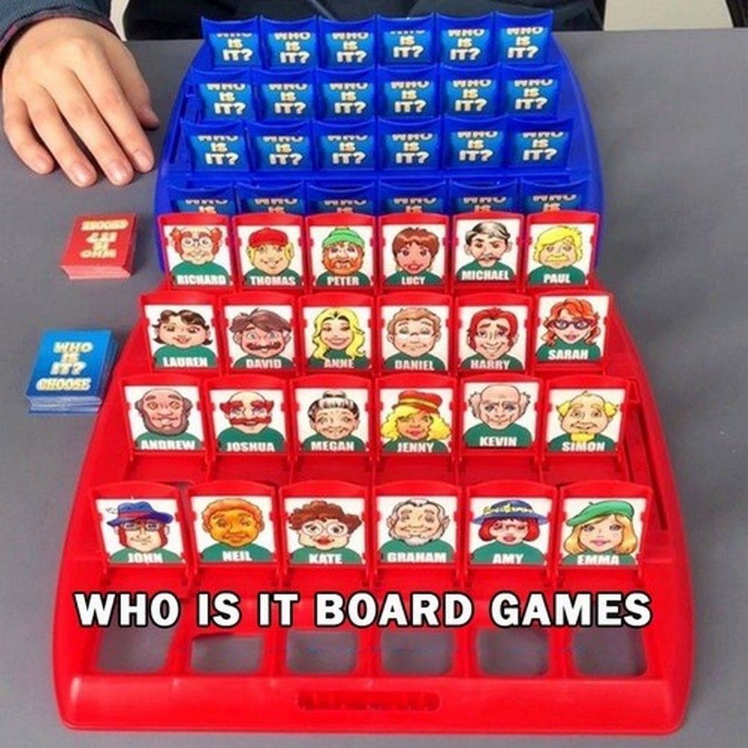 Mainan Tebak Gambar Guess Who Is It Board Game Family Game Classic - 4