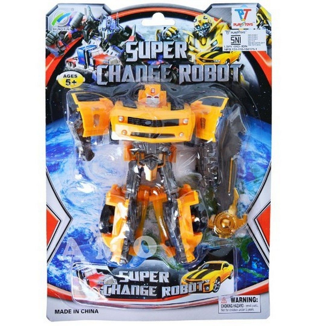 Robowarriors Mainan Robot Robotan Mobil Robot Transformasi - 4