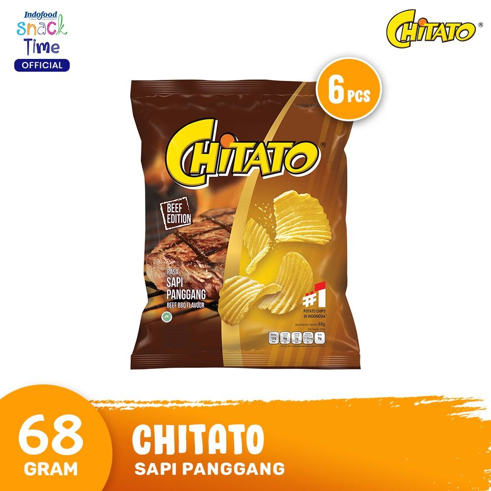 Chitato Sapi Panggang 68 Gr - 6 Pcs - 1