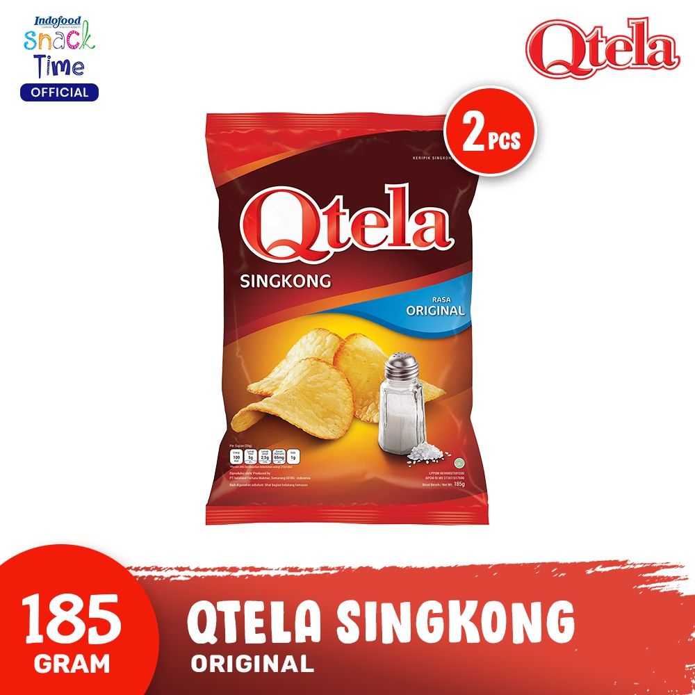 Qtela Singkong Original 185 Gr - 2 Pcs - 1