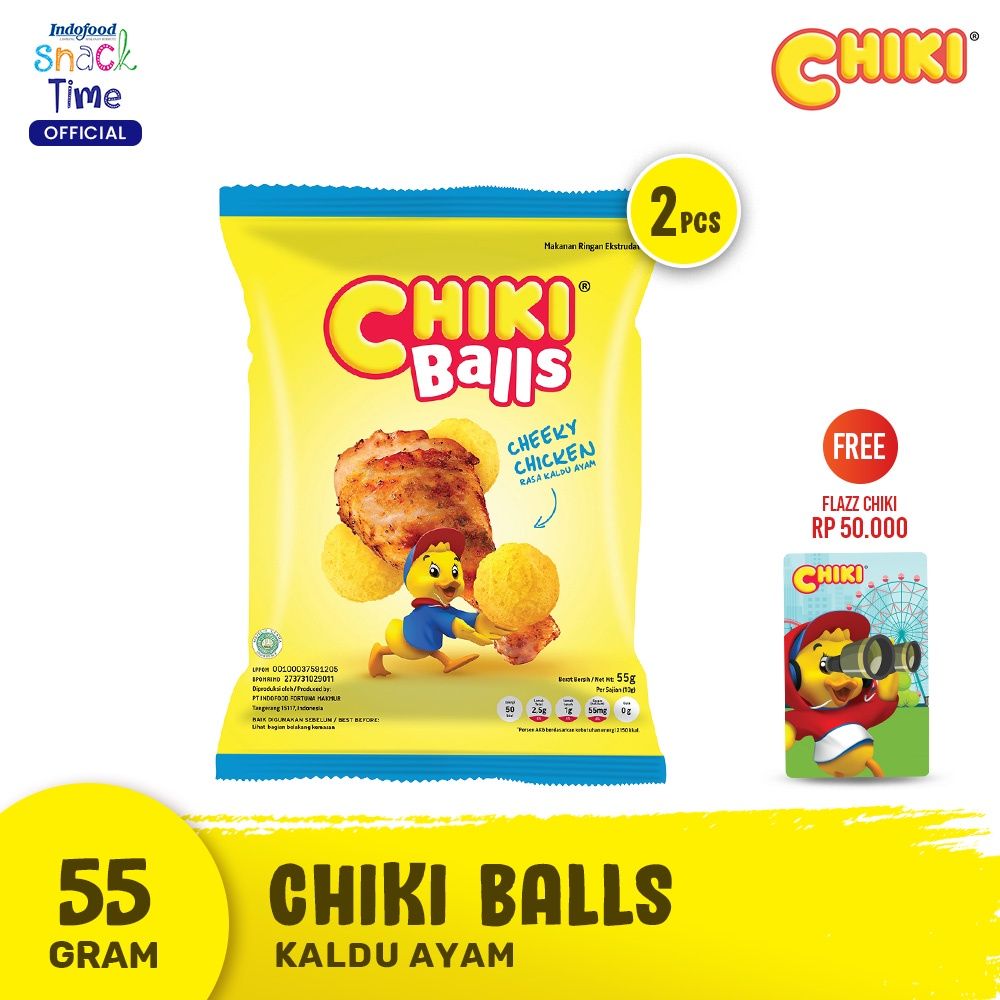 Chiki Ball Ayam 55 Gr [2] - Free Flazz BCA Teropong - 1