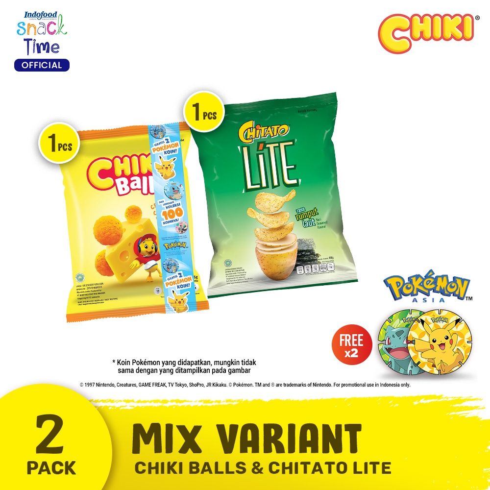 Indofood Snack Time - Paket Pokémon Coins A - 1
